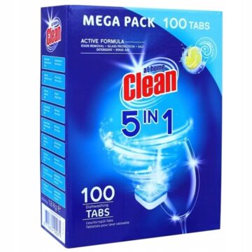 AT CLEAN TABLETKI DO ZMYWARKI 5W1 A100 LEMON