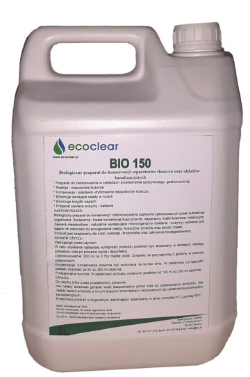 BIO 150 preparat do kanalizacji 5l