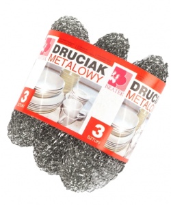 Druciak metalowy Bratek 3szt.