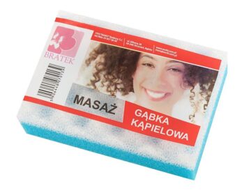 Gąbka do kąpieli z masażem Bratek (60)