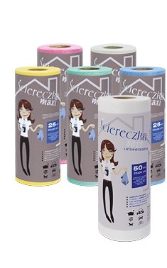 Ściereczka maxi 25szt zielona (46)